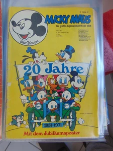 Micky Maus 1971 34 Hefte im Ordner - Bild 1 von 3