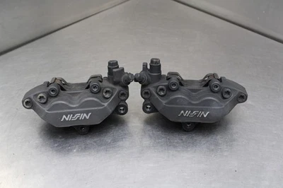 01-06 HONDA CBR600 F4I RIGHT LEFT FRONT BRAKE CALIPER SET PAIR CALIPERS Foto 1 de 4