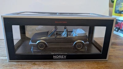 NOREV 1/18 VW VOLSKWAGEN GOLF CABRIOLET BEL AIR 1992 BLUE METALLIC - Photo 1/4