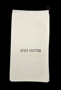 LOUIS VUITTON Dust Bag Storage Cloth Logo Drawstring Authentic Clean Fresh - Imagen 1 de 5
