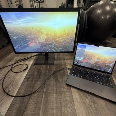 LG UltraFine 5K 27MD5KL-B 27" Display Monitor Mac mini iPad MacBook Pro Air 6714 - Image 1 of 4