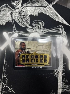 2014 Topps Knockout UFC Jon Jones Triple Threads Record Breaker Relikt /36 Karte - Bild 1 von 3