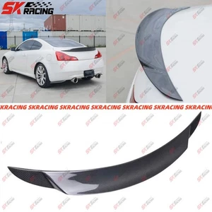 Fits Infiniti G37 08-13 2-Door Coupe Forged/Carbon Fiber Rear Trunk Spoiler Wing - Imagen 1 de 22
