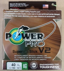 Power Pro Geflochtene Angelschnur 40 LB 150 Yards Aqua Green  - Bild 1 von 1