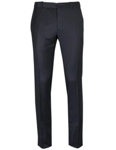 Pantalones de chándal de lana Incotex en azul oscuro Slim Fit - Imagen 1 de 21
