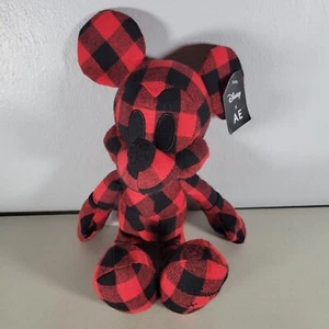 Disney Topolino Peluche Bambola Plaid Rosso AE American Eagle Edizione Speciale Nuovo - Foto 1 di 6