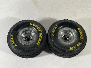 Custom Sand Tires Discontinued Traxxas Funny Car Rear Tires USED Free Shipping. - Picture 1 of 14