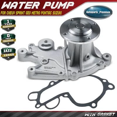 Bomba de agua del motor para Chevrolet Metro 1998-2001 Geo Pontiac Suzuki 1740082820 Foto 1 de 4
