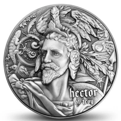 HECTOR OF TROY – THE NINE WORTHIES SERIES – 2020 80 mm 2 oz - Image 1 of 4