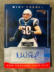 2016 Panini Donruss Signature Series #115 Mike Vrabel Auto Autograph Card Rare - Picture 1 of 2