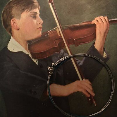 Yehudi Violin Strings 4/4 Set GDAE German Silver Ball Ends Medium • 4.76$