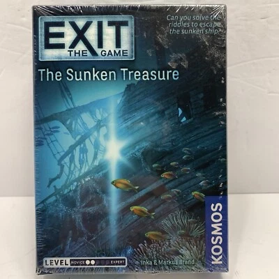 EXIT The Game The Sunken Treasure New Sealed Escape Room - Image 1 of 4