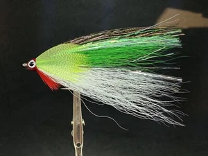MAB Lures Flies Streamer Custom Saltwater Striped Bass Small Sandeel Baitfish #2 - Photo 1 sur 2