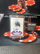 2018 FLAWLESS SUPER BOWL MVPS MARCUS ALLEN RUBY AUTO ON CARD /4 SSP RAIDERS