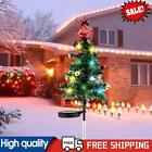 Solar Christmas Tree Light 4 Colors Changing Garden Landscape Decorative Light