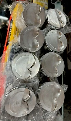 340 Dodge Mopar Diamond Pistons Custom 4.040 Comp Height 1.417 Dyno Pulls Only. - Image 1 of 4