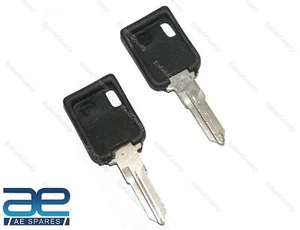 Uncut Blank Ignition Keys Set Of 2 Unit for Mahindra Renault Logan Cars AEs - Picture 1 of 5