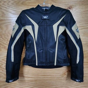 MotoGP Leather Jacket Women's Size Small WS Biker Motorcycle Riding Rider Coat - Picture 1 of 17