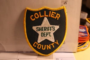 police patch  COLLIER COUNTY SHERIFFS DEPT FLORIDA - Picture 1 of 1