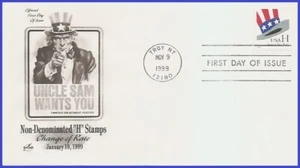 Sombrero USA4 #3260 U/A ARTCRAFT FDC tasa H - Imagen 1 de 1