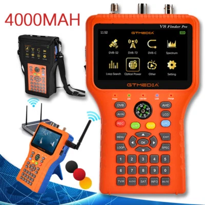 GTMEDIA Megasat Satmessgerät HD Combo DVB-S2 Satelliten DVB-C DVB-T2 Messgerät - Bild 1 von 4