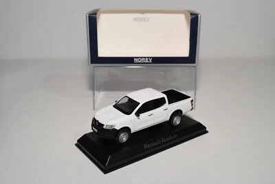 B10 1:43 NOREV 518398 RENAULT ALASKAN PICKUP VAN 2017 WHITE MIB - Image 1 of 4