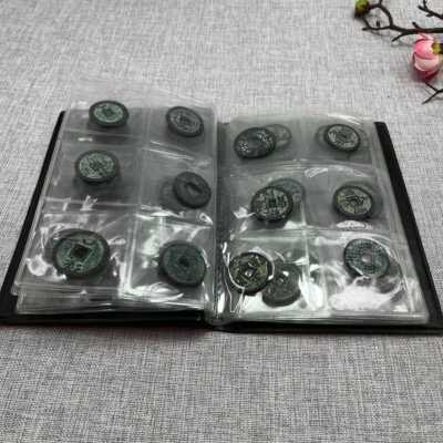 Colección de 60 monedas de cobre, monedas antiguas chinas de cobre en efectivo Foto 1 de 4