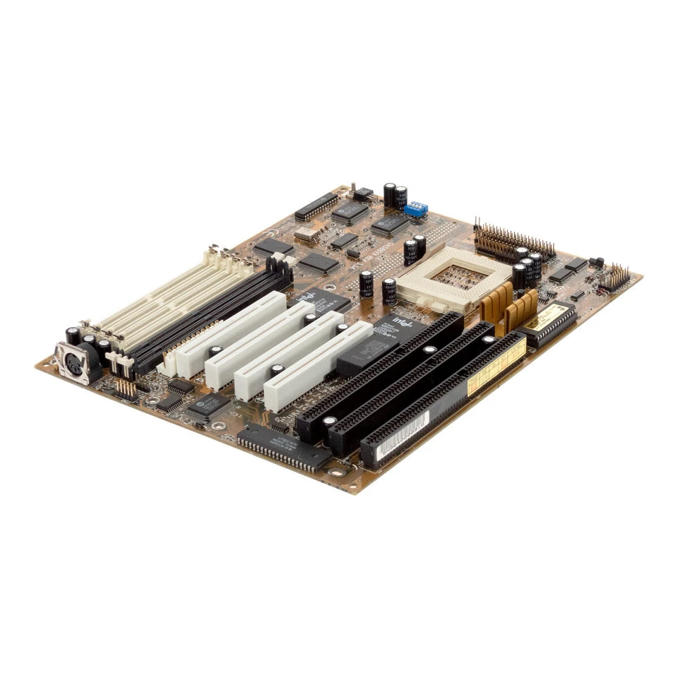 Mainboard Baby-AT GIGABYTE GA586VX REV 3.34 SOCKET 7 PCI ISA SDRAM SIMM - Image 1 of 3