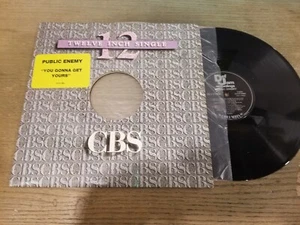 Public Enemy - You Gonna Get Yours - 12 inch single  EX EX - Picture 1 of 1