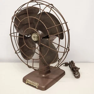 Kenmore 3 Speed Oscillating Brown Fan 13" Cage Vintage Model 336.80901 For Parts - Picture 1 of 12