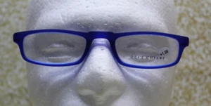 OCCI CHIARI 1.00 Reading Glasses Readers Spring Hinge BLUE. SILICONE With CASE + - Picture 1 of 5