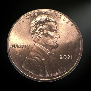 2021 P Philadelphia Lincoln Shield Cent Brilliant Uncirculated (BU) - Picture 1 of 2