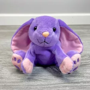 Petco Paw Pals Floppy the Bunny Rabbit Purple Pink Bean Bag Beanie Plush NWT - Picture 1 of 8