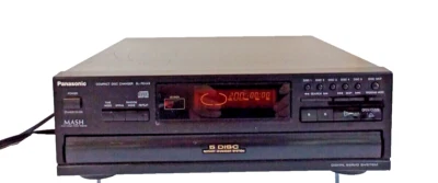 PANASONIC MASH COMPACT DISC CHANGER 5 CD DIGITAL STEREO SYSTEM SL-PD449  #0874 - Image 1 of 4