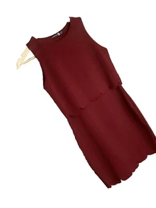 Boohoo Red Bodycon Dress Size 8 - Picture 1 of 4