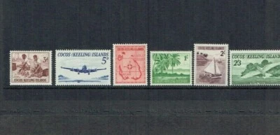 1963 Cocos Keeling Islands set of 6 MNH. SEE SCANS - Image 1 of 2