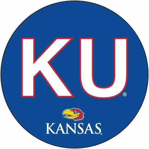 KANSAS 4" BLOCK LETTER MAGNET-KANSAS JAYHAWKS CAR MAGNET-NEW FOR 2016! Cover