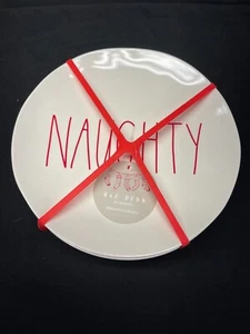 Rae Dunn by Magenta Christmas Naughty Nice 8” Piatti in Melamina - Set di 4 NUOVI - Foto 1 di 5