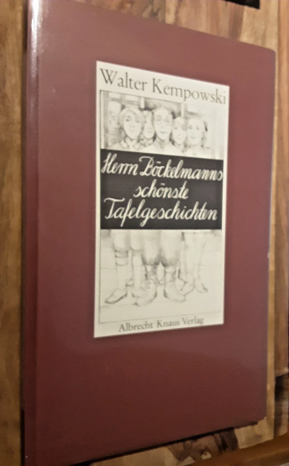 Walter Kempowski Herrn Böckelmanns Tafelgeschichten 1983 AUTOGRAPH SIGNIERT - Bild 1 von 4