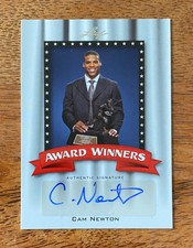 Cam Newton 2011 Leaf Legends of Sport Award Winners Autograph Silver Panthers