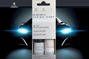 Lackstift Perla Nera Schwarz PEUGEOT, CITROEN, DS, Opel  - KTV 2x9ml  1649608480 - Bild 1 von 3