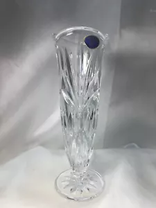 Vintage Böhmen Tschechische Republik 24 % Bleikristall 8 Zoll Knospenvase - Bild 1 von 6
