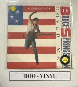 Bruce Springsteen Cover Me Extended Dance Mix - 12” 3 Track Vinyl Record EX/VG+ - Picture 1 of 6