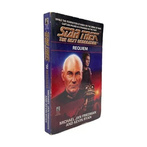 ORIGINAL RETRO Star Trek Novel Book Cafe Paperback Next Generation Requiem #32 - Picture 1 of 6