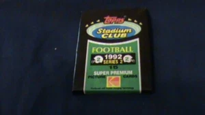 1992 Series 1 Topps Stadium Club Football Card Wax 1 Pack, D11 - Picture 1 of 2