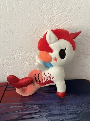 Peluche Tokidoki Mermicorno Serie 1 CORA Sirena Unicornio Foto 1 de 4