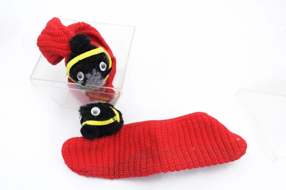 Vtg Retro Bonnie Doon "Farm" Booties Socks With Horses Theme NIP 1960s M 7-9 - Image 1 of 4