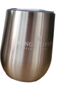 Young Living Edelstahlbecher 12 Unzen, Weinbecher, Kunststoffdeckel, Neu in Box - Bild 1 von 1