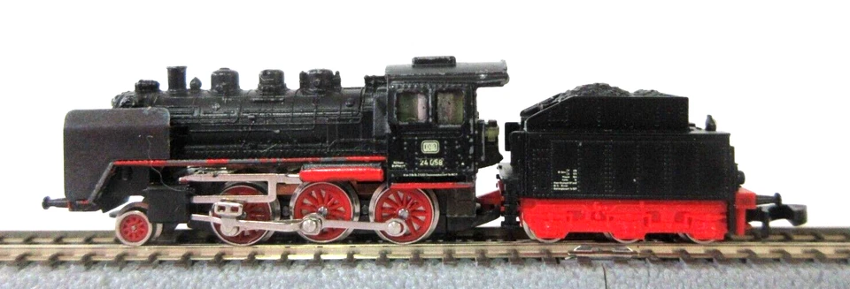 Marklin Mini-Club 8803 German Z Scale Locomotive DB 24 058 with Tender - Image 1 of 4