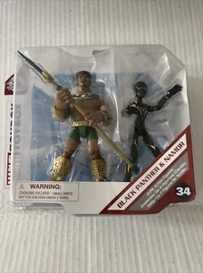 Disney Marvel BLACK PANTHER Shuri and NAMOR Action Figure #34 Toybox NEW - Picture 1 of 3